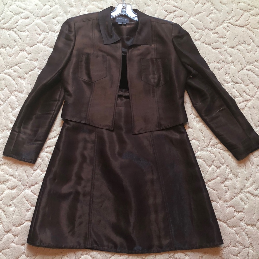 Kay Unger Brown Dress & Jacket